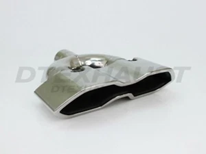 VINTAGE DT-25165 DUAL DOUBLE WALL HEXAGON EXHAUST TIP 2.5" INLET 11.75" LENGTH - Picture 1 of 6