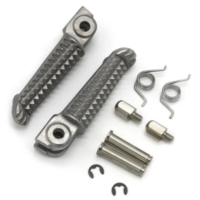 Reposapiés delantero plateado estriberas/brazo de peldaño principal para Yamaha YZF R6 YZF600 YZF R6S Foto 1 de 4