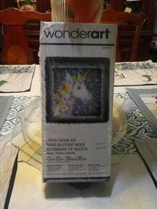 Unicorn Kit #426135 Latch Hook Kit Wonderart 12x12" NEW - Picture 1 of 2