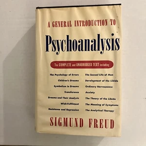 Sigmund Freud - A General Introduction to Psychoanalysis 1935 With DJ - Picture 1 of 24