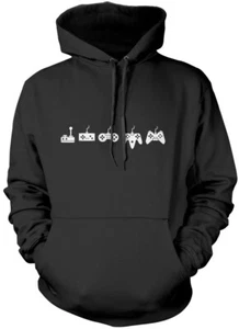 Evolution of a Videospiel Controller Unisex Hoodie Gamer Gaming Retro Konsole - Bild 1 von 10