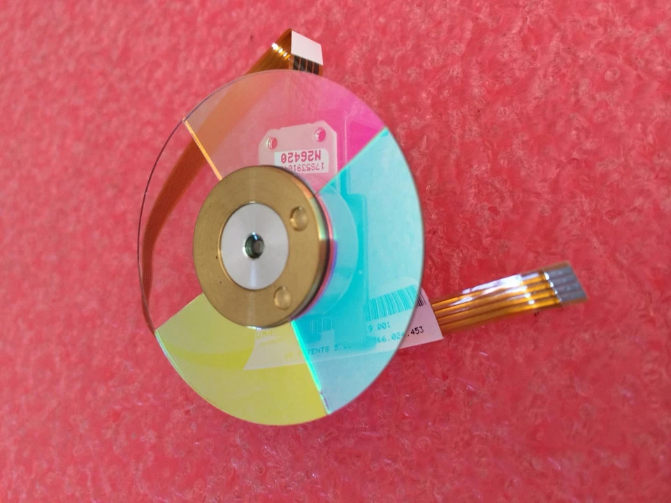NEW PROJECTOR COLOR WHEEL FOR DELL 2100MP 23.87319.001 23.87319.002 23.87319.003 - Image 1 of 1