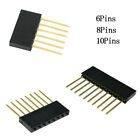 6/8/10 Pins 2.54mm Tonhöhe  Stackable Header Pins for Arduino Shield NEW