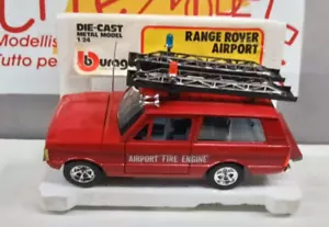 BURAGO 1/24 RANGE ROVER AITPORT FIRE 4 APERTURE COD.0125 MADE IN ITALY - Imagen 1 de 8