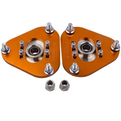 2x Top Mount Coilover Upper Plate for Toyota Celica T23 2000-2006 Camber Plates - Imagen 1 de 4