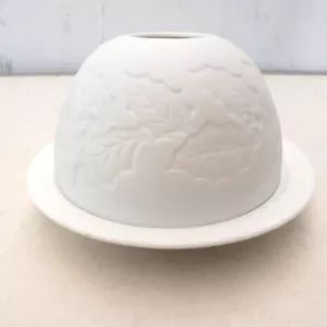 * PHOTOPHORE EN BISCUIT BLANC LE HOUX 7 cm x 12 cm Ø - Picture 1 of 5
