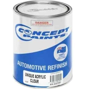 Concept Paints Unique Acrylic Clear 1LT - Automotive Paint , Concept Paints . - Picture 1 of 1