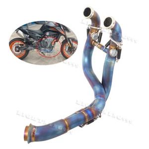 Tubo de eslabón frontal de escape de titanio modificado para Duke 790 890R Adventure 2019-2022 - Imagen 1 de 9
