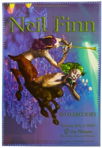 NEIL FINN Fillmore West Poster (7-7-02) Rock & Roll  NF-528 - Picture 1 of 1