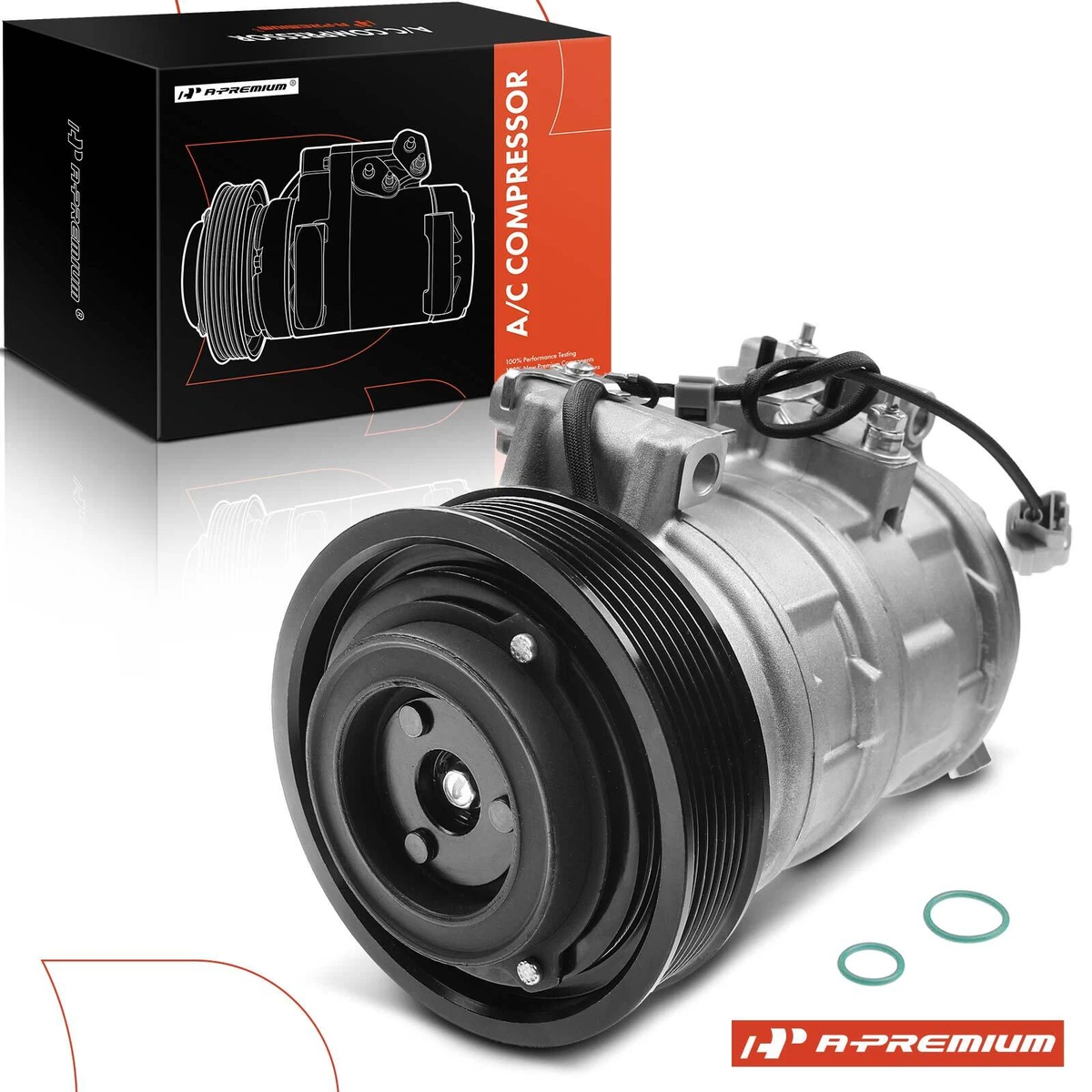 AC Compressor With Clutch For 2003-2007 Honda Accord 2.4L - Direct Replacement 38810RBA00 5 thumbnail image