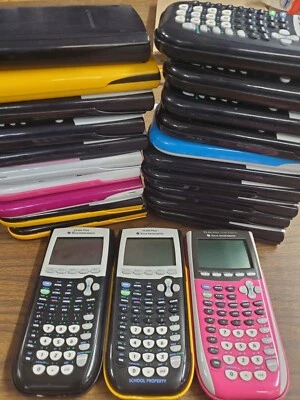 TI-84 Plus Graphing Calculator with Cover and Batteries, Texas Instruments - Image 1 of 4