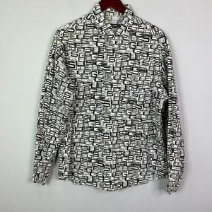 Vintage Guess Jean Mens Shirt Large Button Up Long Sleeve Made In USA Y2K Cotton - Picture 1 of 10