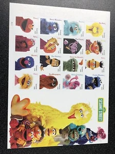 US 5394 SESAME STREET Sheet of 16 Mint Never Hinged Forever Stamp - Picture 1 of 1