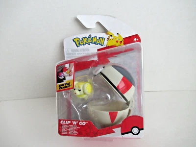 Jazwares Pokemon Clip n Carry Pokeball Fidough с таймером мяч боевой набор новый в коробке - Изображение 1 из 2
