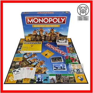 Monopoly Edinburgh Zoo Edition RZSS Board Game Trading Ages 8+ Limited Scotland - Picture 1 of 9