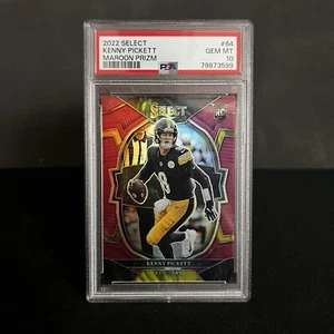 Kenny Pickett Rookie RC PSA 10 2022 Select /149 Maroon Prizm #64 Steelers - Bild 1 von 2