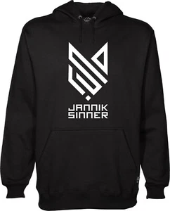 Felpa official di JANNIK SINNER con logo bianca o nera uomo donna bambino unisex - Foto 1 di 10