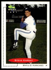1991 Classic Best Steve Karsay Myrtle Beach Hurricanes #119