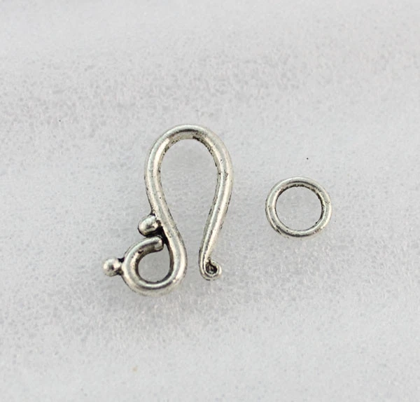 30Sets Of Antiqued silver Plate Hook Ring toggle clasps FC1277 - Image 1 of 1