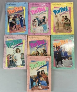 PEN PALS Series By Sharon Dennis Wyeth 7 Book Lot PB Vintage 1989 - 1990 - Picture 1 of 3