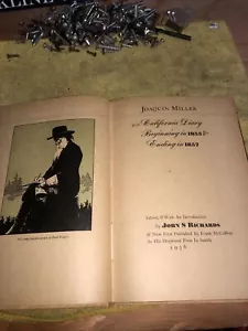 John S Richards Joaquin Miller / JOAQUIN MILLER HIS CALIFORNIA DIARY 1st ed 1936 - Picture 1 of 4