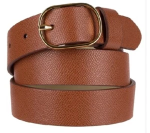 Women's Brown Snake Skin Oval Buckle - A New Day Brown XL ,L , M , XS ,Brand New - Picture 1 of 3