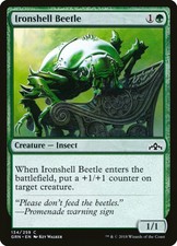 Ironshell Beetle GRN Guilds of Ravnica MTG Magic the Gathering