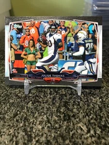 2014 Topps #9 Julius Thomas Rare Black Border Parallel SSP /59!!! - Picture 1 of 2