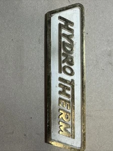 Vintage Hydro Therm Heating Logo Badge - Emblem - Picture 1 of 3