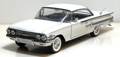 Chevy Impala 1960 Franklin como nuevo modelo fundido a presión 1:24 blanco # B11SR71 Foto 1 de 4