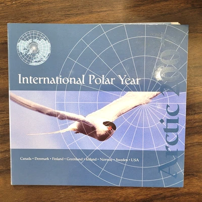 ARCTIC 2007 INTERNATIONAL POLAR YEAR STAMP BOOK "8" SOUVENIR SHEETS 30+ P (A27 - Image 1 of 4