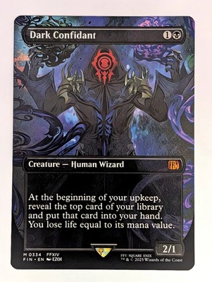 (Normal) Dark Confidant (Borderless) (334) FINAL FANTASY Mtg NM - Image 1 of 2
