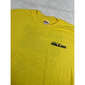 Camiseta Hanes Día de la Madre Gráfica Mauler Estilo Vintage Amarilla XL - Imagen 1 de 6