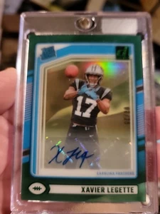 2024 Clearly Donruss #66 Xavier Legette 8/25 Autogramm - Bild 1 von 5