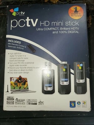 NEW Hauppauge PCTV HD Mini Stick USB 100% Digital HDTV Tuner + Remote Antenna U3 - Image 1 of 3