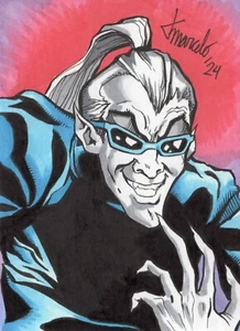 ORIGINAL Wolverine - Bloodsport 1/1 Hand Drawn Sketch Card ACEO Art - Picture 1 of 3