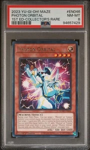MAZE-EN046 Photon Orbital - Collector's Rare - 1st Edition Mint YuGiOh PSA 8 - Picture 1 of 2