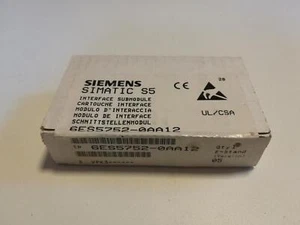 Siemens Simatic S5 6ES5 752-0AA12 Moduł interfejsu 6ES5752-0AA12 Podmoduły - Zdjęcie 1 z 1