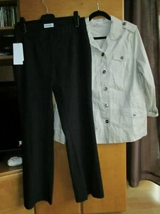 ULLA POPKEN Hose in schwarz Gr.42 / Kurzgrösse 21  und Gina Laura Jacke in 40/42 - Bild 1 von 10