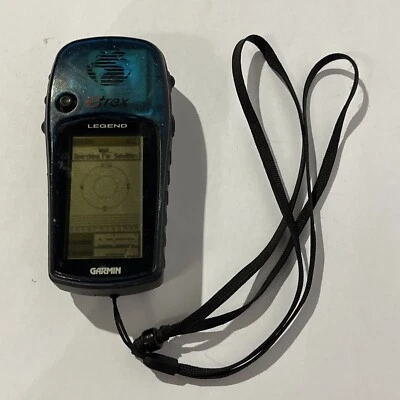 Garmin eTrex Legend Blue GPS Pre-Owned Hiking Hunting Outdoors - Image 1 of 4