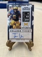 2020 Panini Contenders Draft Picks - College Ticket Autographs #248 Josh Uche...