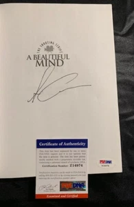 AKIVA GOLDSMAN SIGNED A BEAUTIFUL MIND THE SHOOTING SCRIPT SC PSADNA Z14974 - Picture 1 of 4
