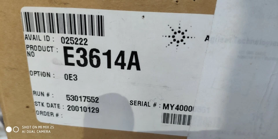 HP/AGILENT E3614A  Power Supply New in Box. Fedex or Tracked shipping - Image 1 of 4