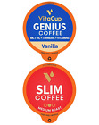 Vitacup Kaffeepad Genius Vanille & Slim 32 Kt. Bündel Vitamin infundiert recycelbar