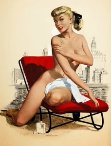 Calendario 1953 pin-up 11 x 14" impresión fotográfica - Imagen 1 de 1