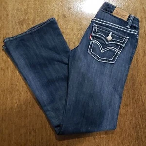 Levis Girls 7R Embroidered Pocket Jeans - Picture 1 of 6