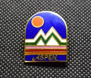 Aspen Ski Pin  Colorado Sun - Picture 1 of 3