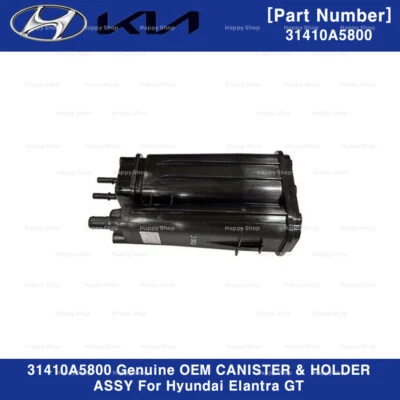 31410A5800 Genuine OEM CANISTER & HOLDER ASSY For Hyundai Elantra GT 2014-2018 - Image 1 of 3