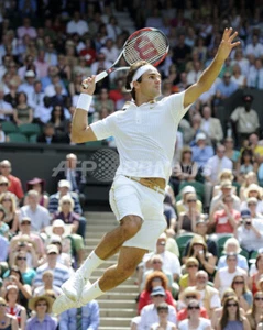 ROGER FEDERER RF Polo 2009 Wimbledon XL (US L)  White / Gold Shirt - Picture 1 of 10