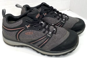 Keen Utility Sedona Low Aluminum Safety Toe Womens Size 8M Gray Rose Black - Picture 1 of 9